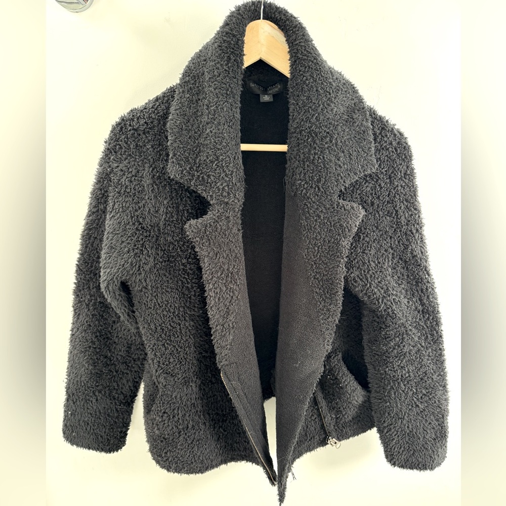 BAREFOOT DREAMS MOTO STYLE JACKET SIZE M
